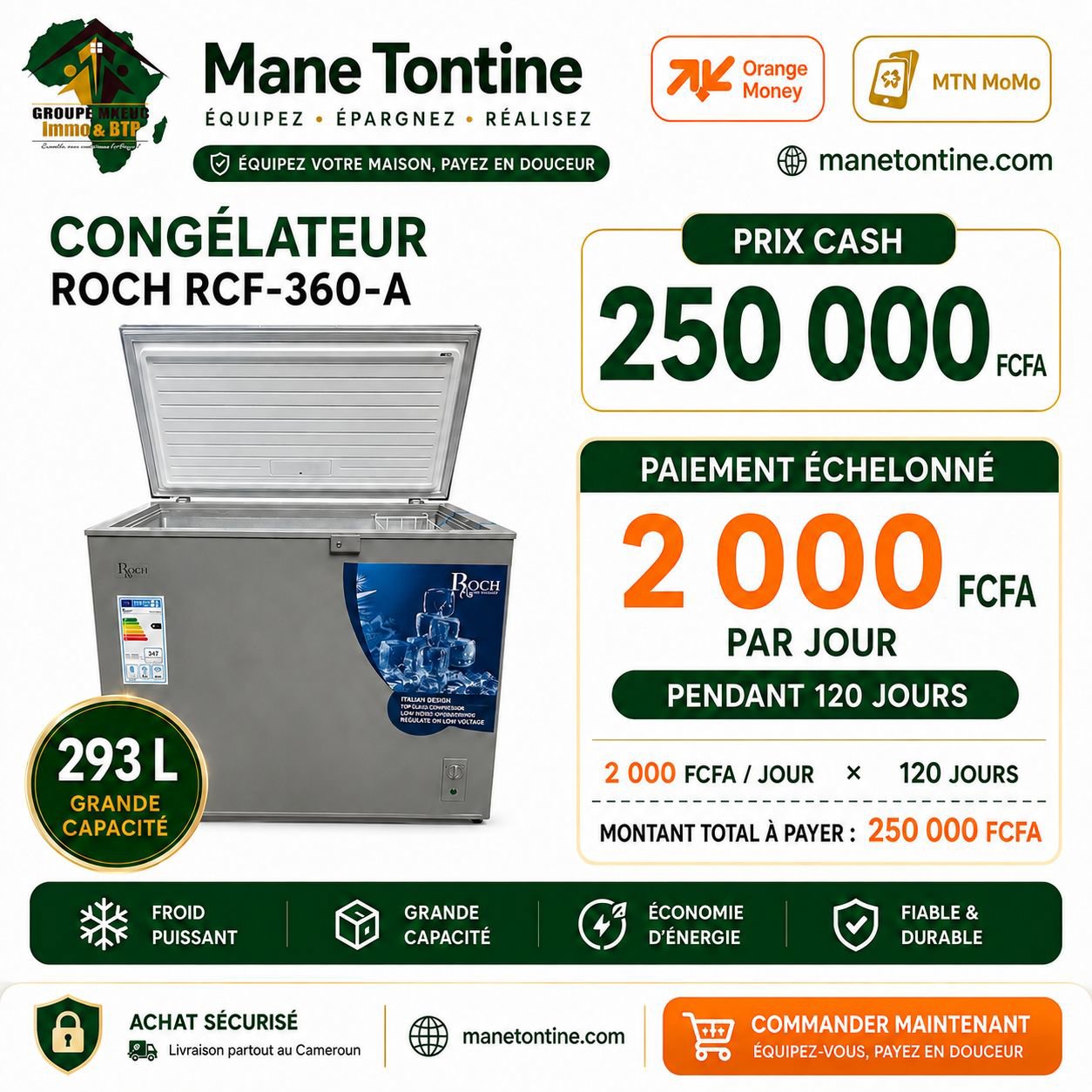 Congélateur Roch 