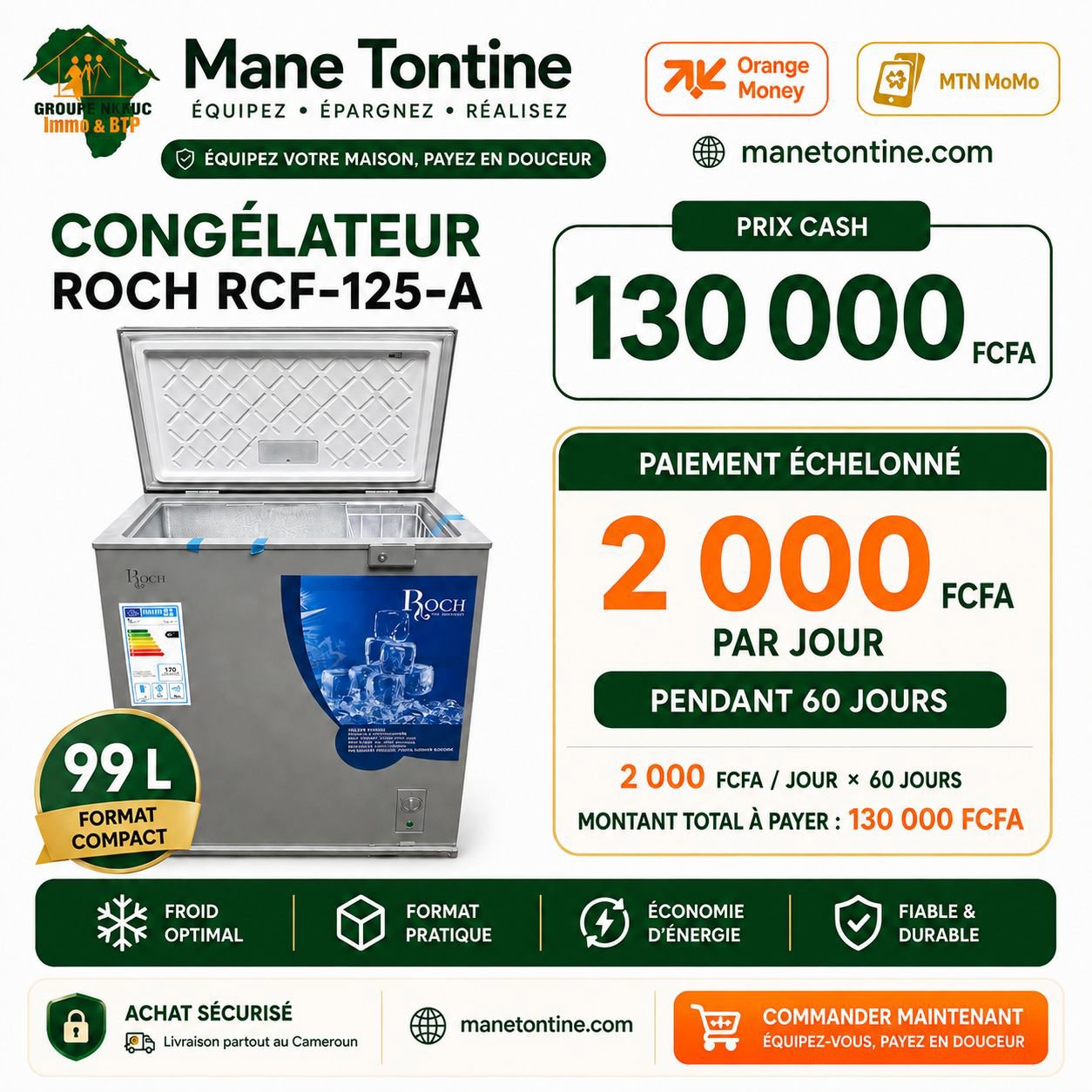 Congélateur Roch 