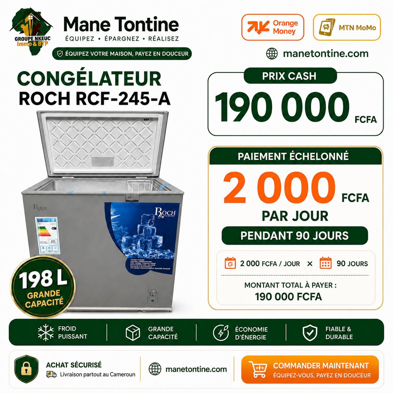 Congélateur Roch 