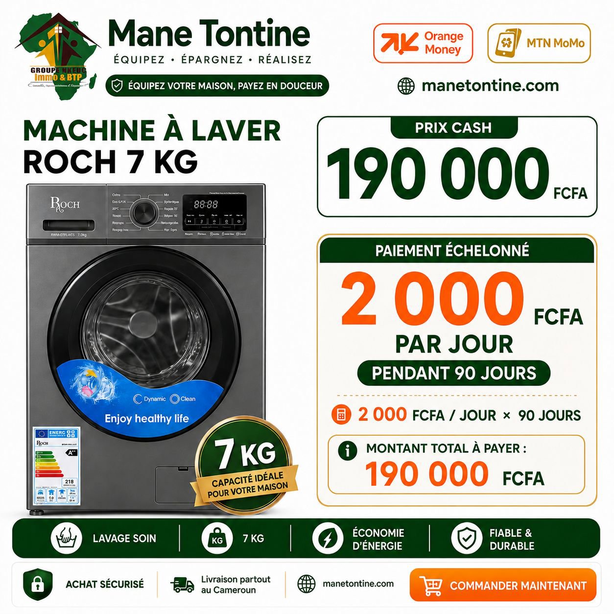 Machine à laver ROCH 