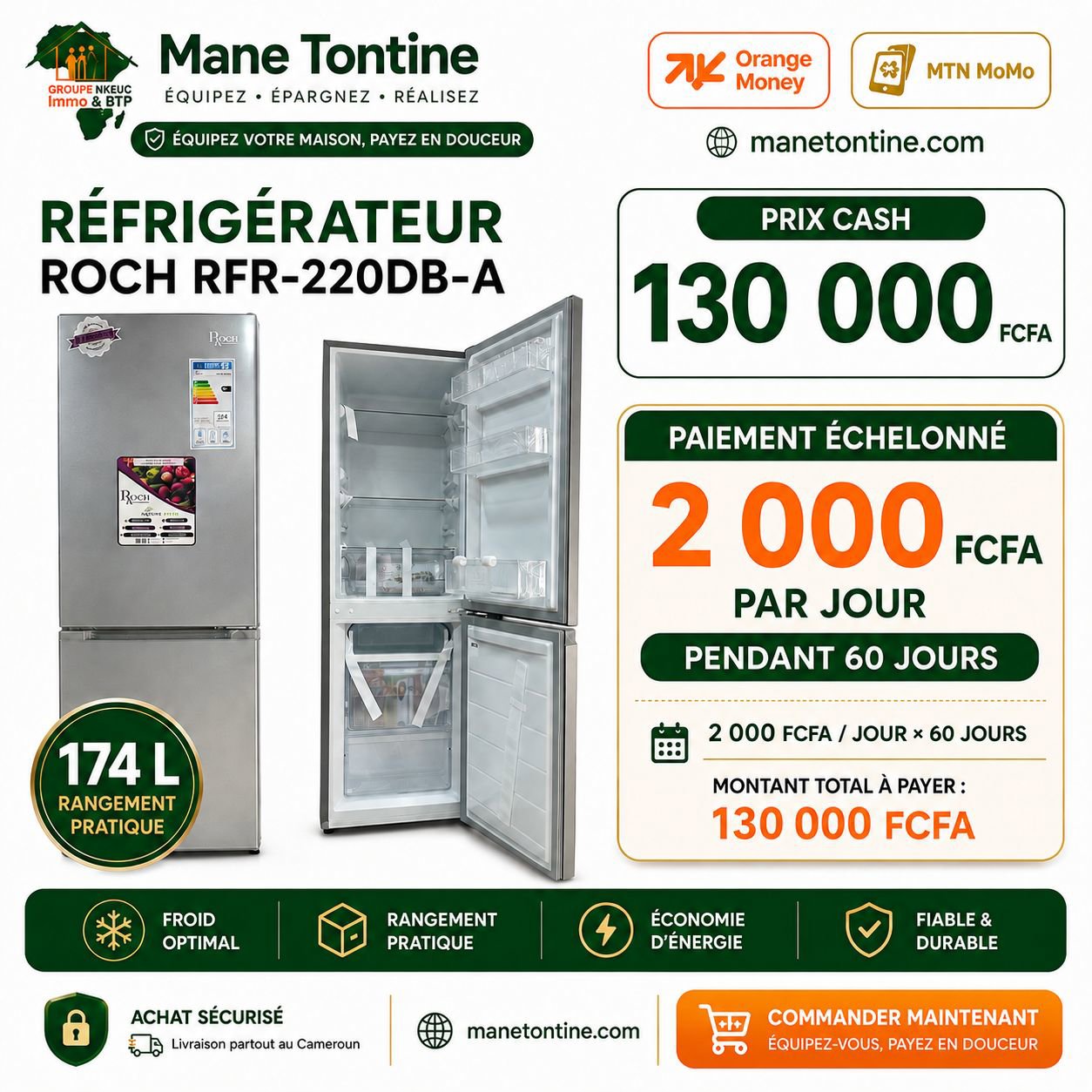 Réfrigérateur Roch 