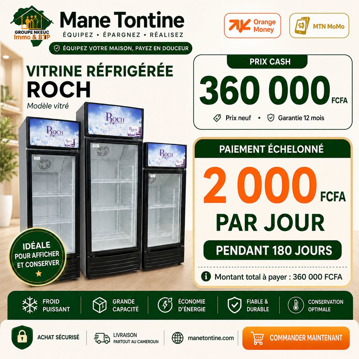 Vitrine Réfrigérée Roch 
