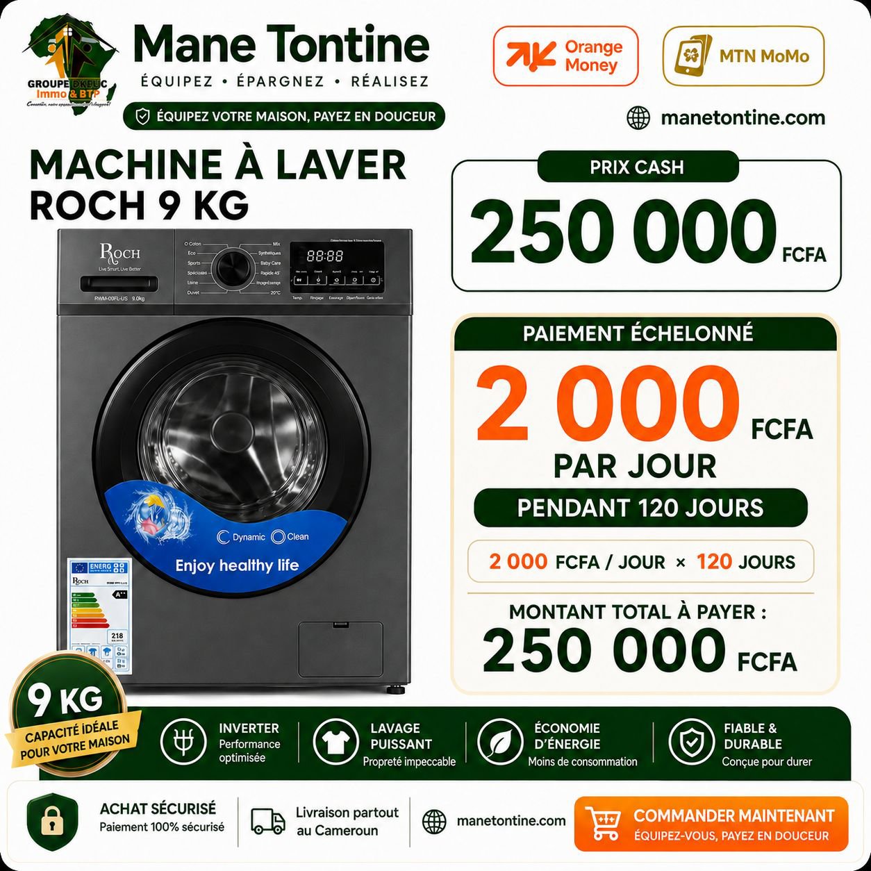 Machine à laver ROCH 